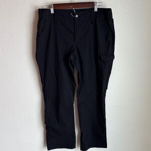 DULUTH TRADING CO Pants Dry on the Fly Black Tech Womens 12